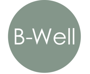 b well logo green